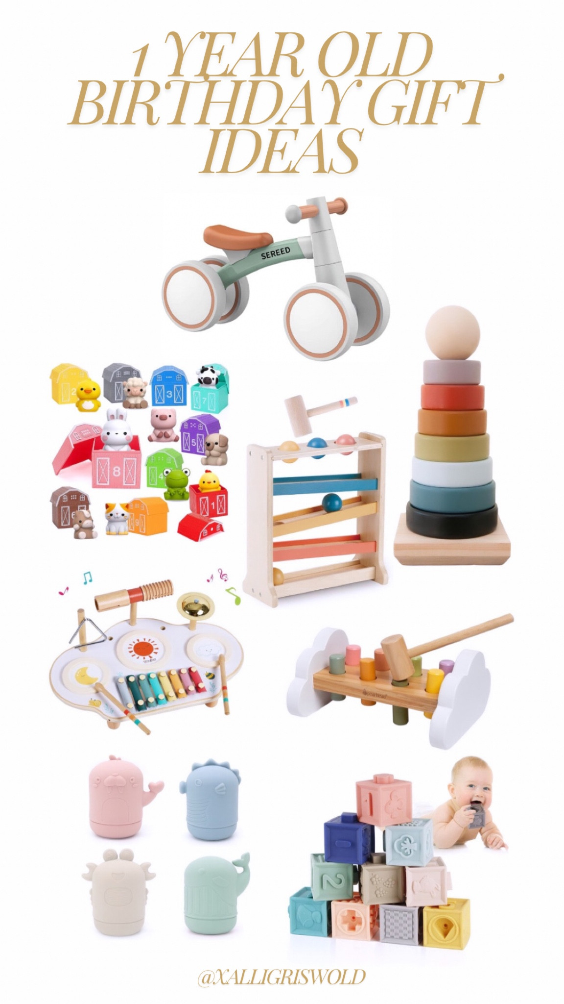One year old birthday gift ideas 🫶🏼 gender neutral toys 

#LTKKids #LTKBaby