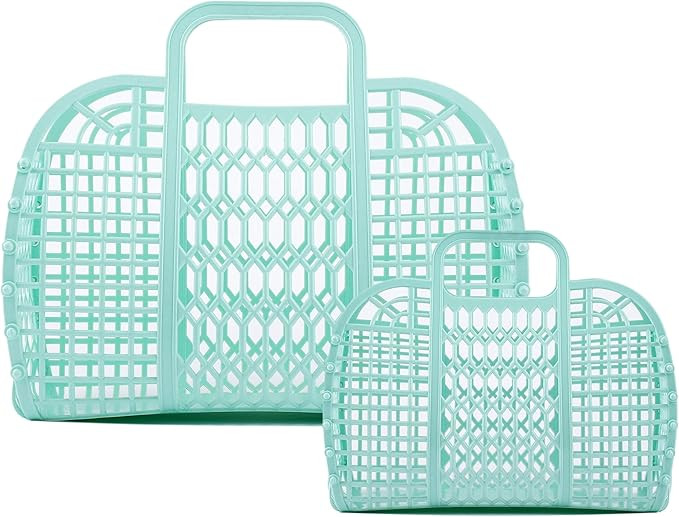 BABANA Jelly Bags - (Set) Small and Large Mother Daughter Jelly Totes | Reusable Gift Basket, Bea... | Amazon (US)