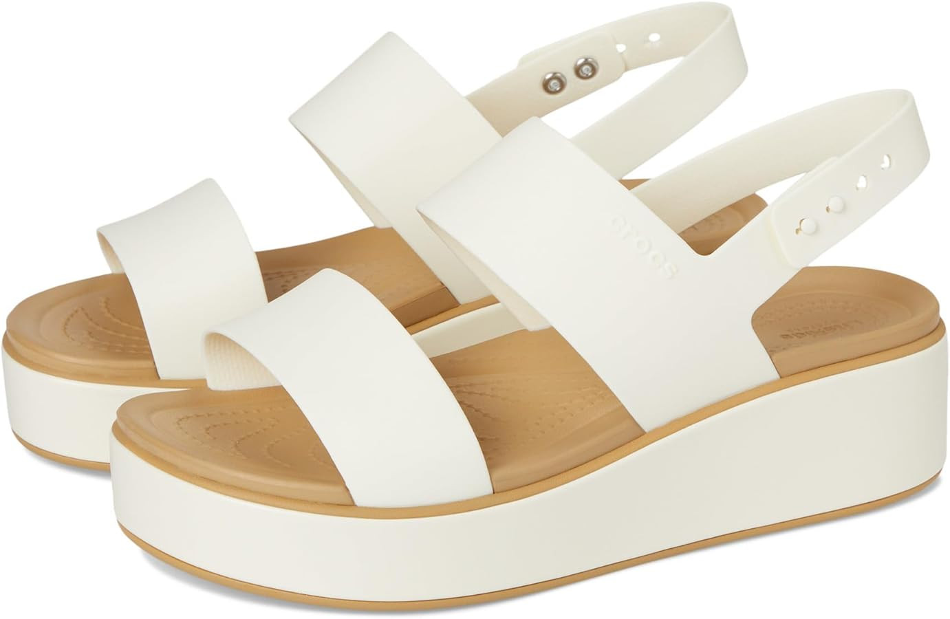 Crocs Women's Brooklyn Low Wedge Sandals | Amazon (US)