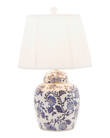24in Chinoisere Ceramic Table Lamp | TJ Maxx