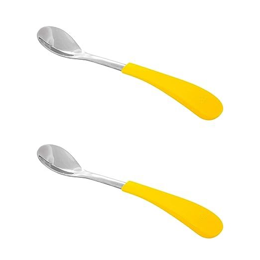 Avanchy Stainless Steel Infant Spoons - First Stage Spoons - 4 Months and Older - Baby Led Weanin... | Amazon (US)