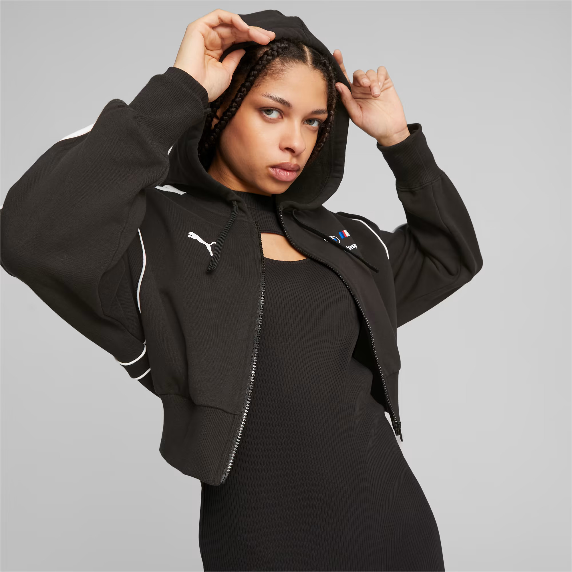 BMW M Motorsport MT7 Women's Cropped Sweatshirt | PUMA US