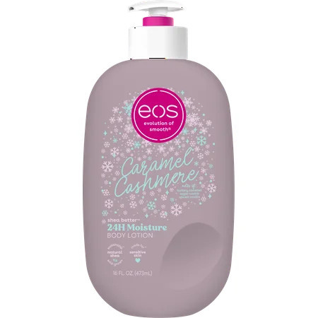 eos Shea Better 24H Moisture Body Lotion, Caramel Cashmere, 16 fl oz | Walmart (US)