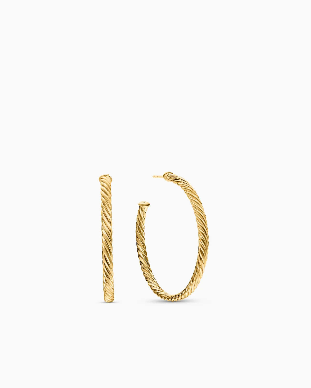 Cable Hoop Earrings | David Yurman