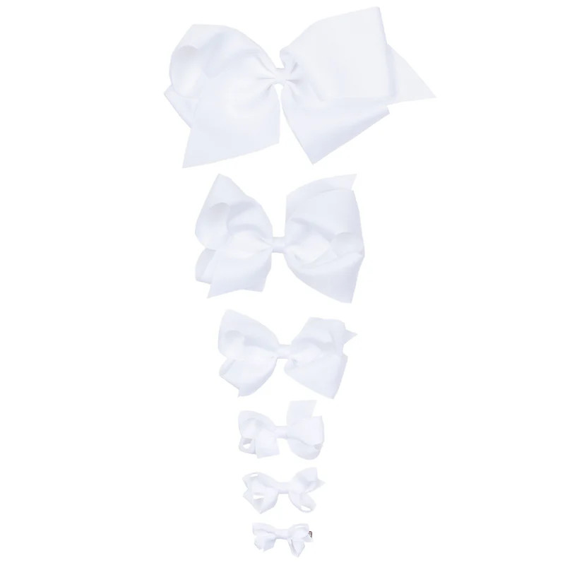 Solid Grosgrain Ribbon Hair Bow | Classic Whimsy
