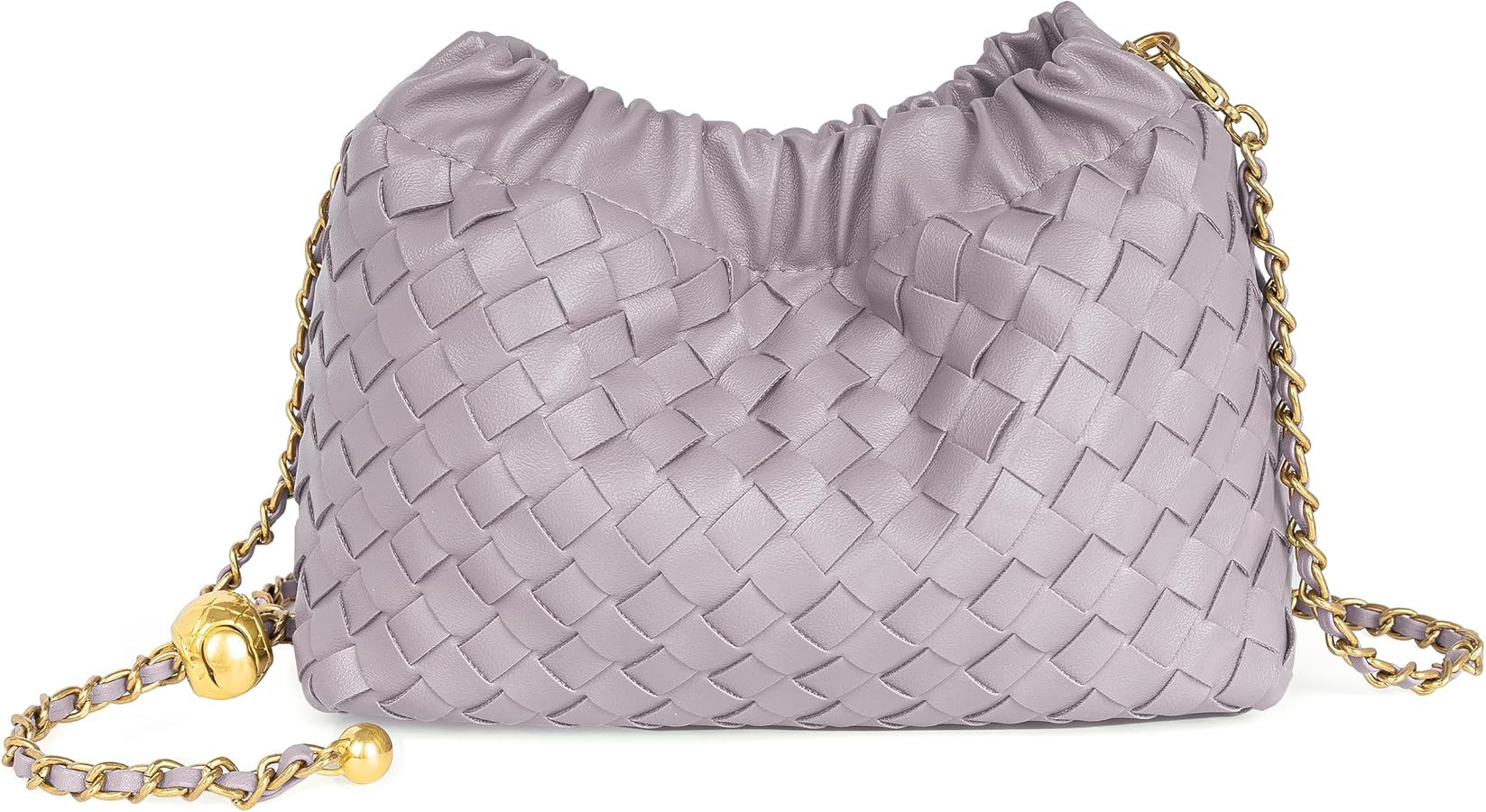 Joryin Bolso cruzado tejido para mujer y bolso de noche, elegante bolso tipo dumpling y bolso al ... | Amazon (US)