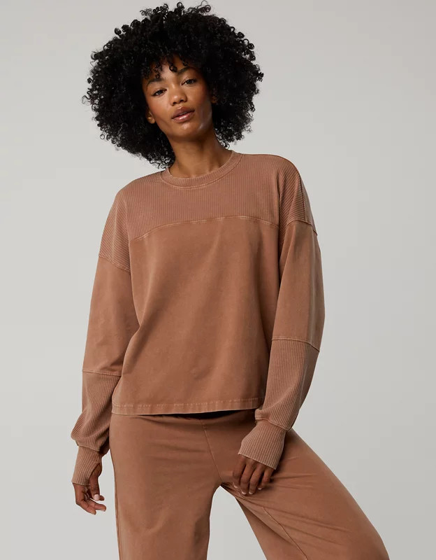 OFFLINE By Aerie OG Cotton Crewneck T-Shirt | Aerie