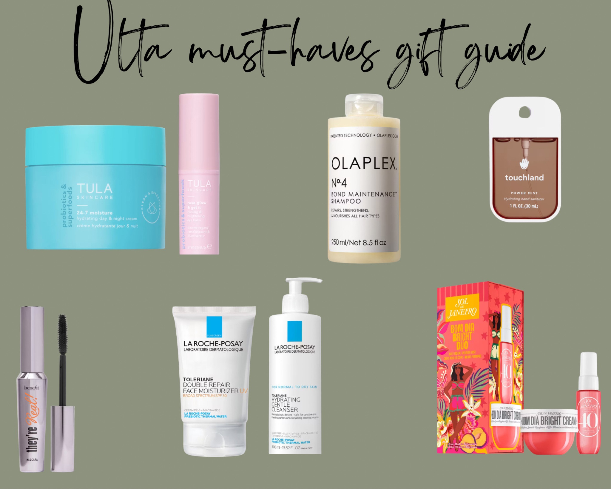 Ulta favorites, ulta must haves, ulta stocking stuffers