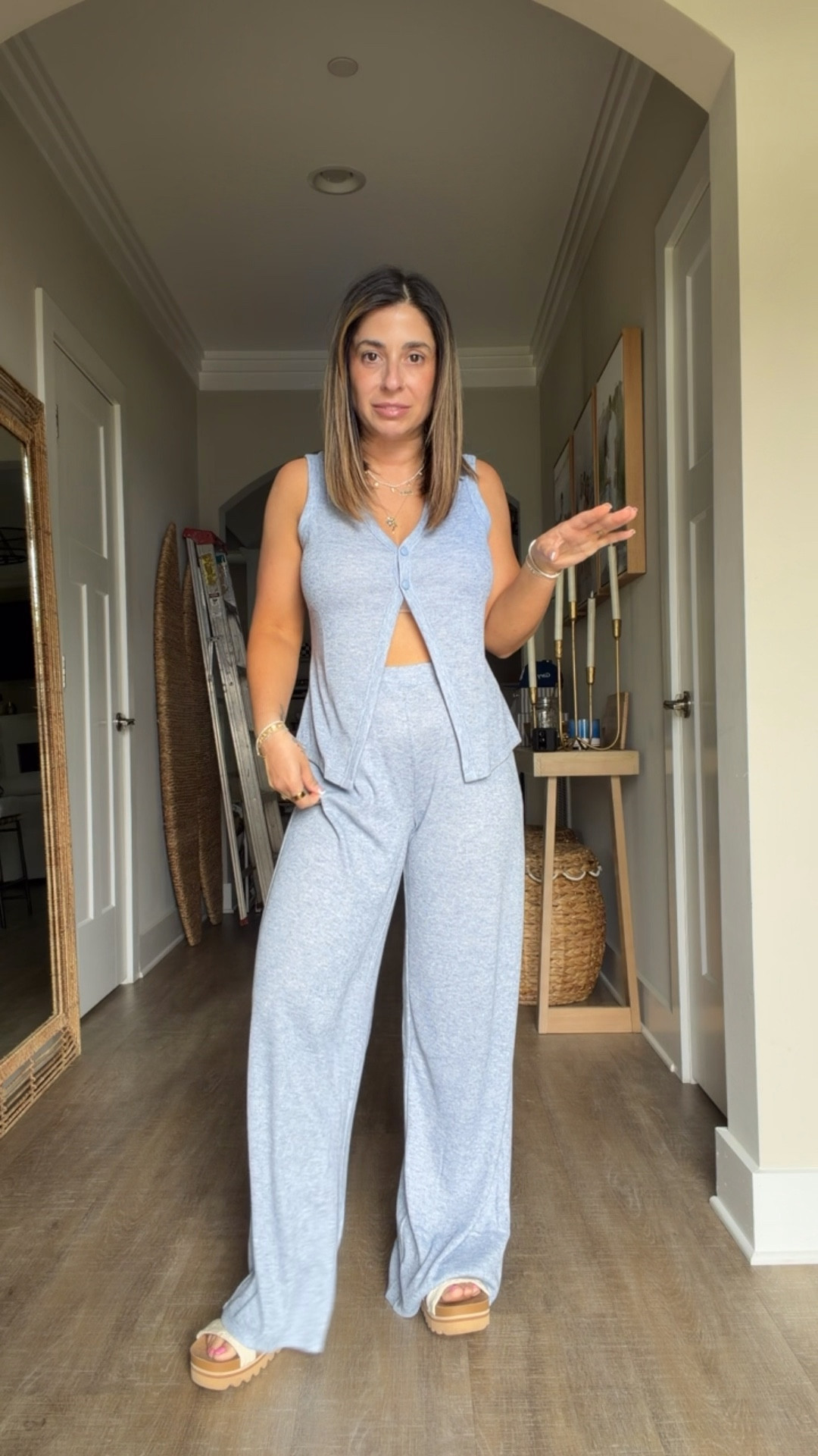 The best target set I’ve ever seen!
Xsmall in top
Small in bottoms 

#LTKPetite #LTKmomlife #LTKSaleAlert