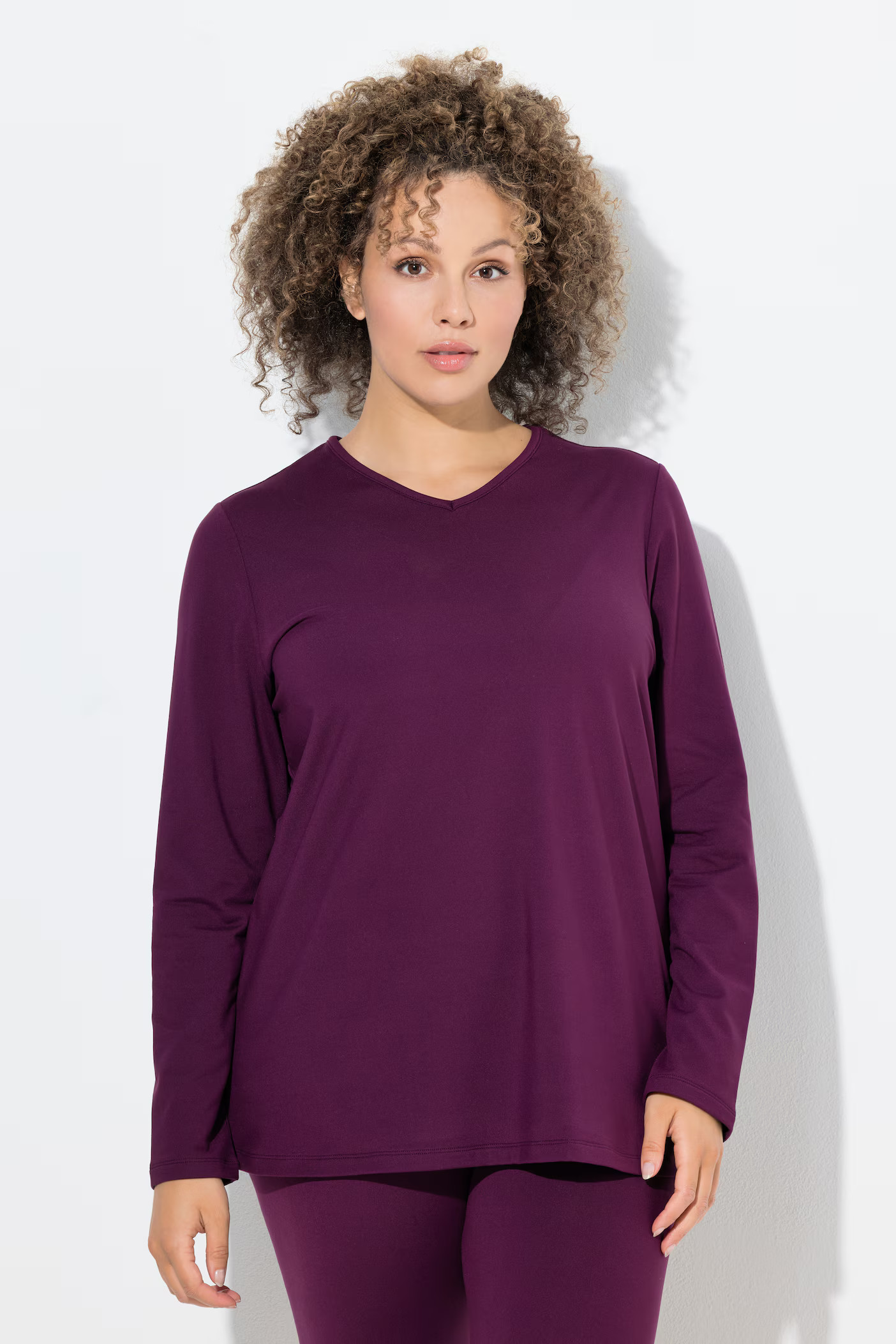 Versatile Headband & Stretch Knit Top Set | Ulla Popken - US