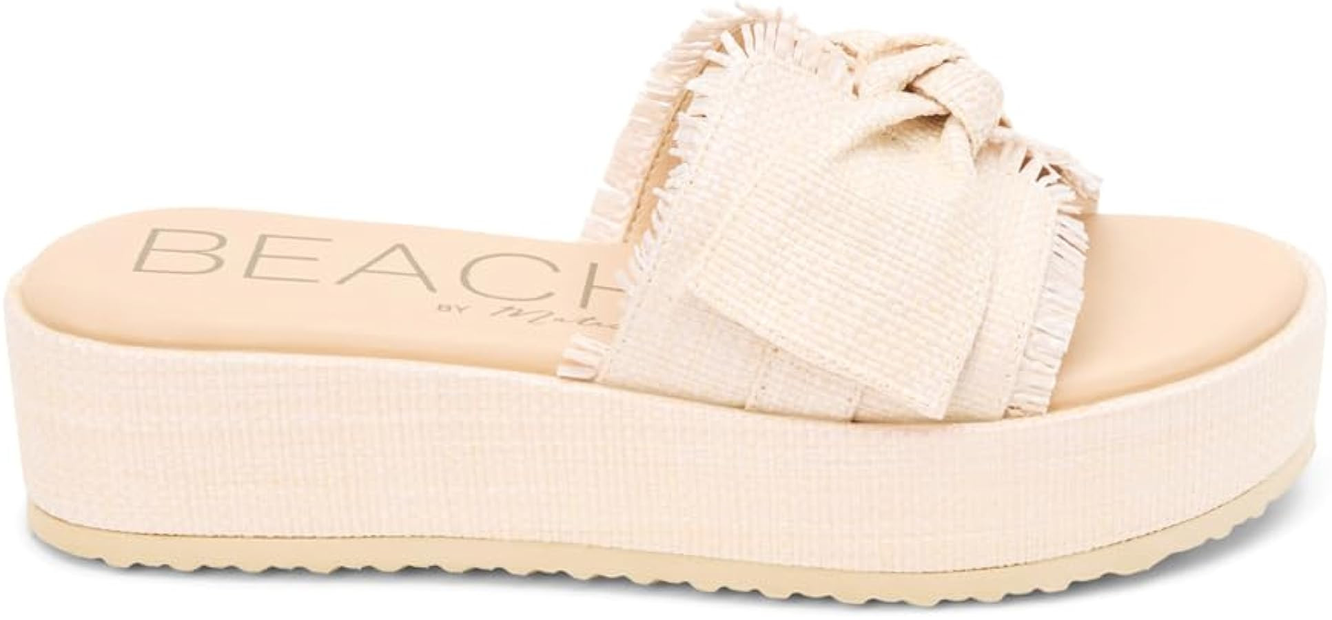 BEACH by Matisse Womens Sunda Platform Slide Casual Sandals Casual Mid Heel 2-3" - Blue | Amazon (US)