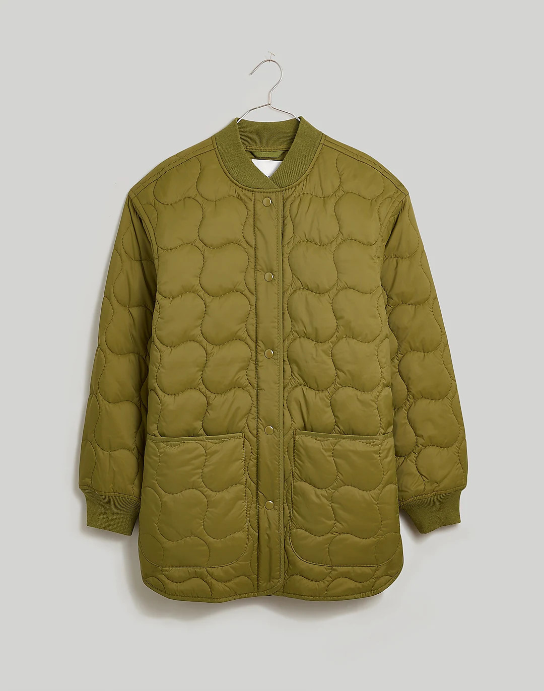 Quilted Oversized Bomber Jacket | Madewell