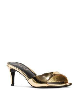 Black Suede Studio Women's Freddie 65 Mule Sandals  | Bloomingdale's Shoes | Bloomingdale's (US)