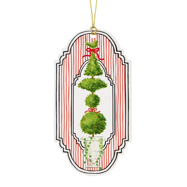 Caspari Eloise Topiary Gift Tags Pkg/4 | The Container Store