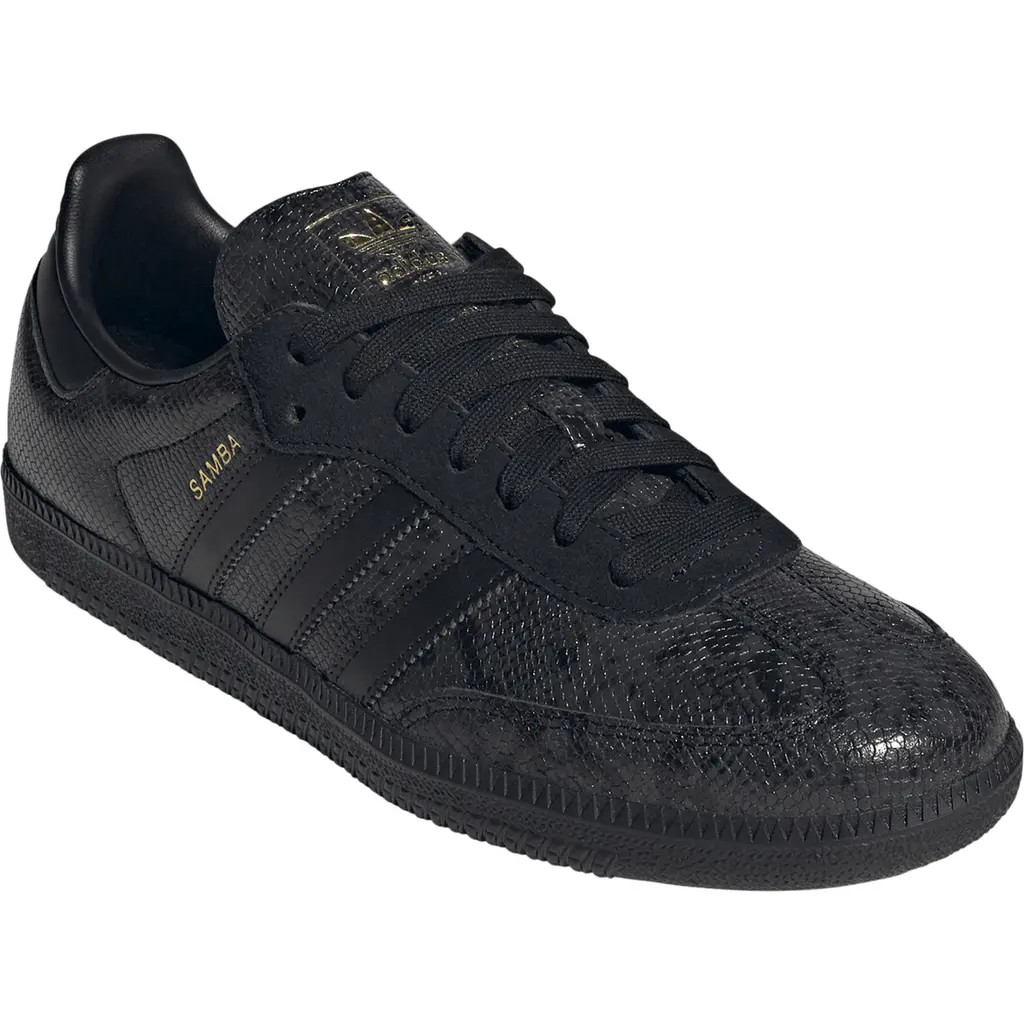 adidas Gender Inclusive Samba OG Sneaker in Black/black/black at Nordstrom, Size 11 | Nordstrom