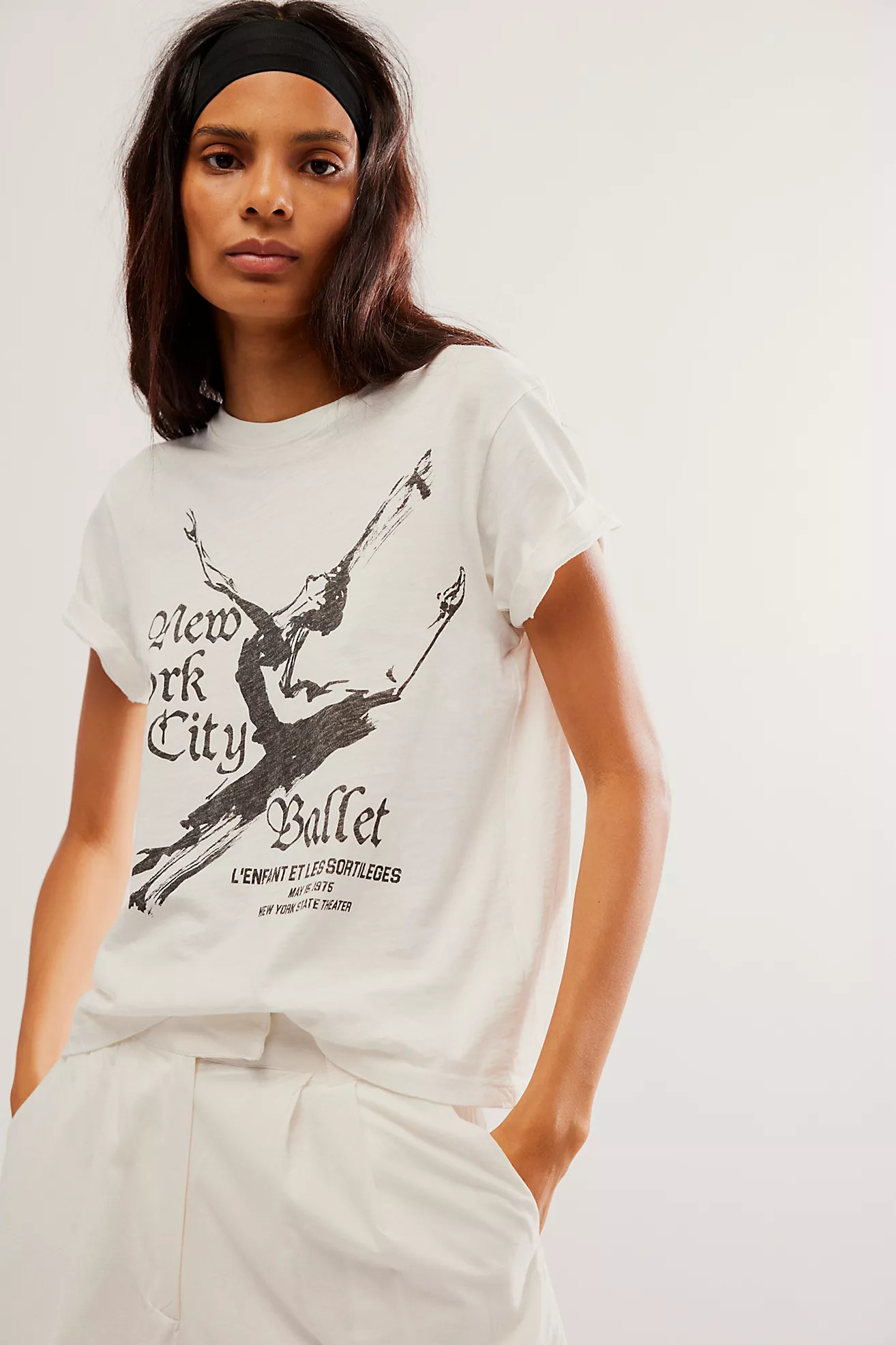 The Bureau Ballet Lightweight Slub Tee | Free People (Global - UK&FR Excluded)