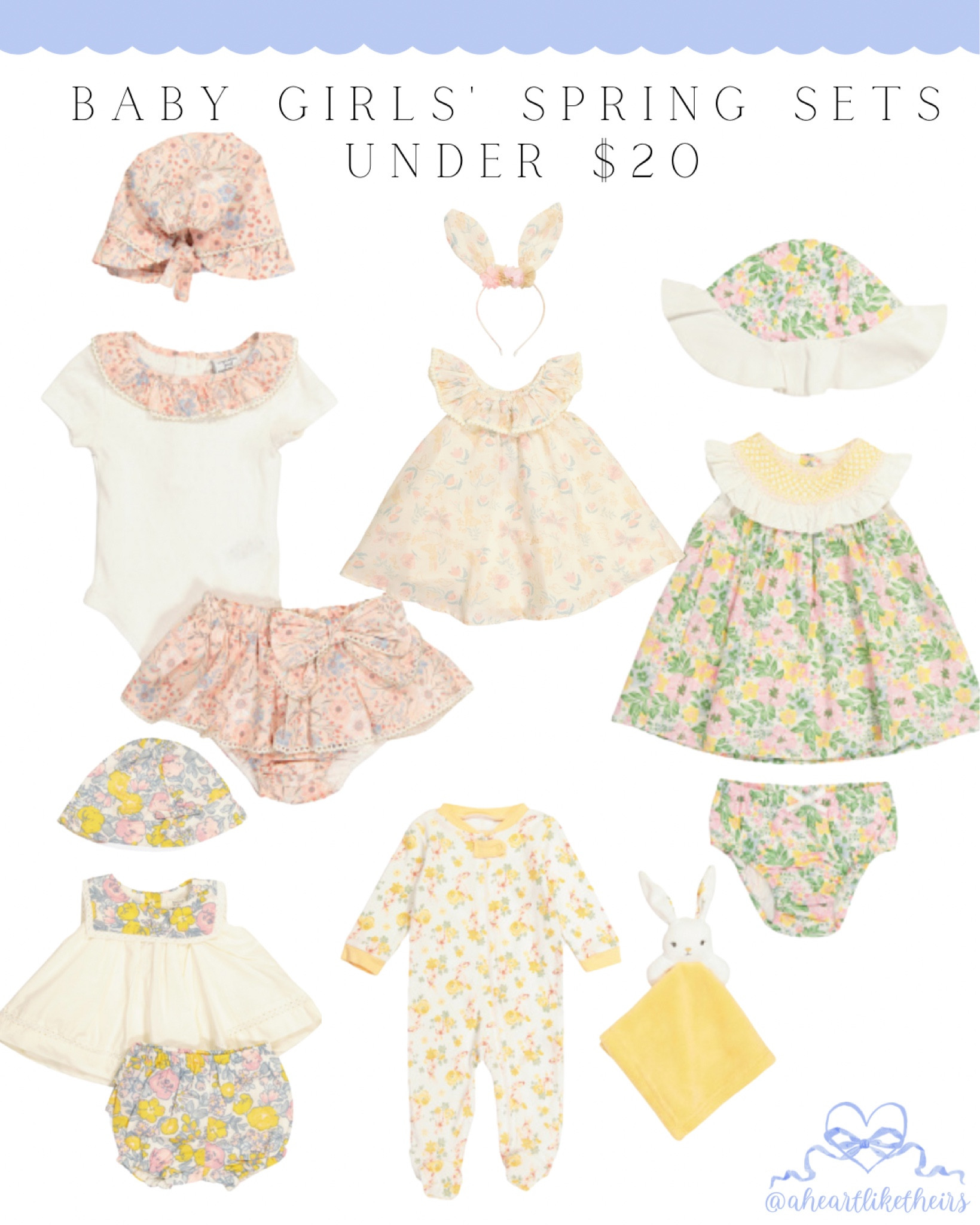 Spring Sets for Baby! $16 and under!

#LTKbaby #LTKSeasonal #LTKsalealert