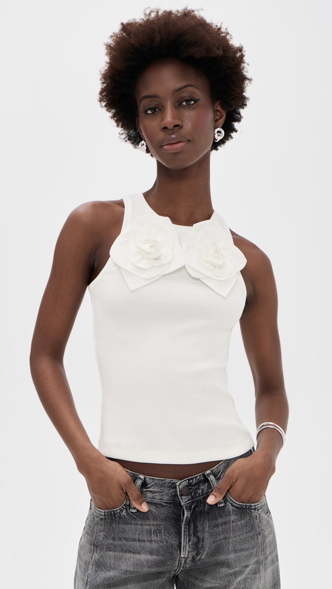 Camille 3D Flower Tank | Shopbop