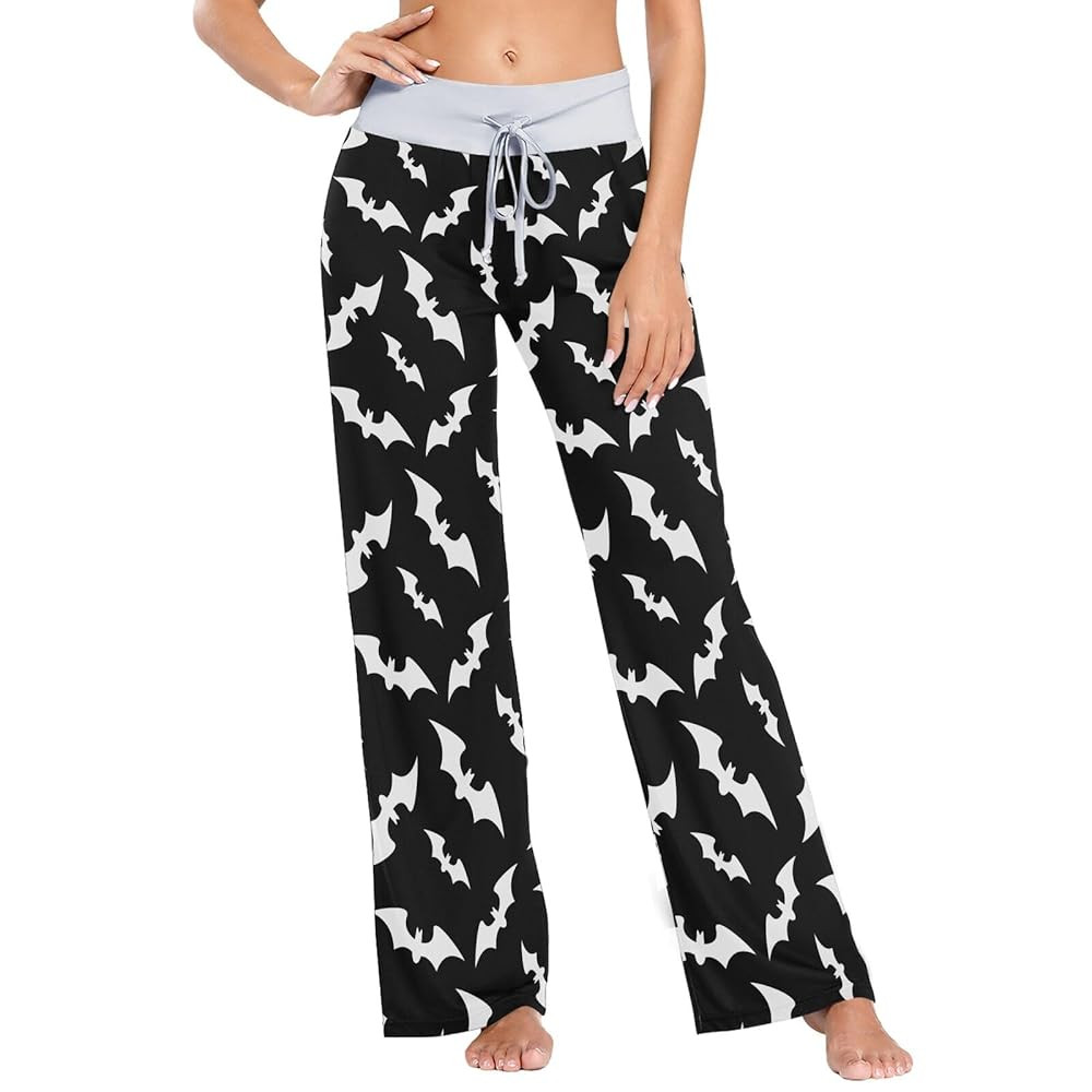 Ollabaky Festivals Women's Pajama Pants PJs Bottoms for Women Wide Leg Sleep Loungewear Pants | Amazon (US)
