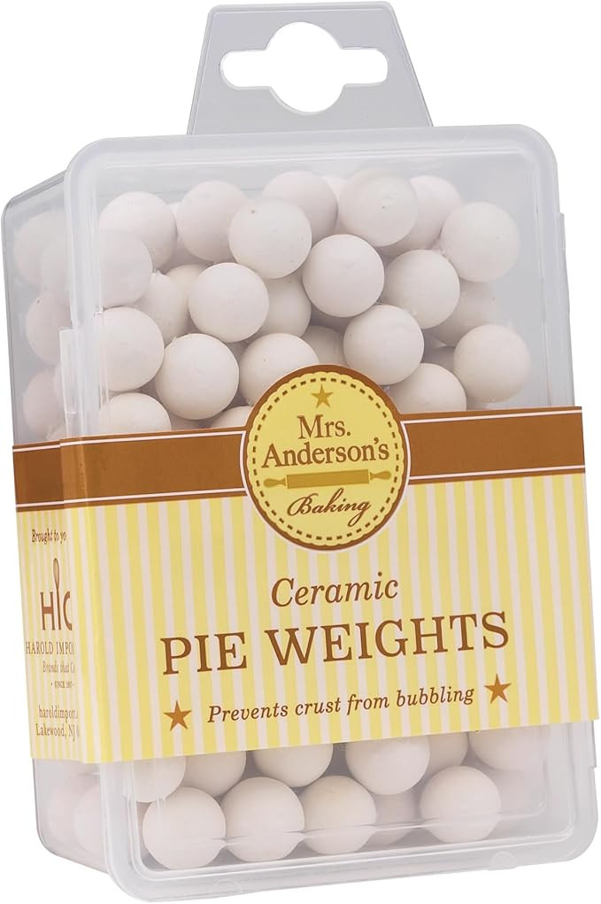 Mrs. Anderson's Baking Pie Weights | Natural Ceramic Stoneware Beads for Blind Baking | Heat-Safe... | Amazon (US)