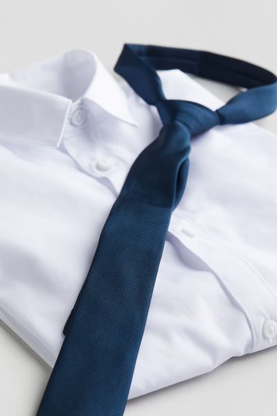 Shirt with Tie/Bow Tie | H&M (US + CA)