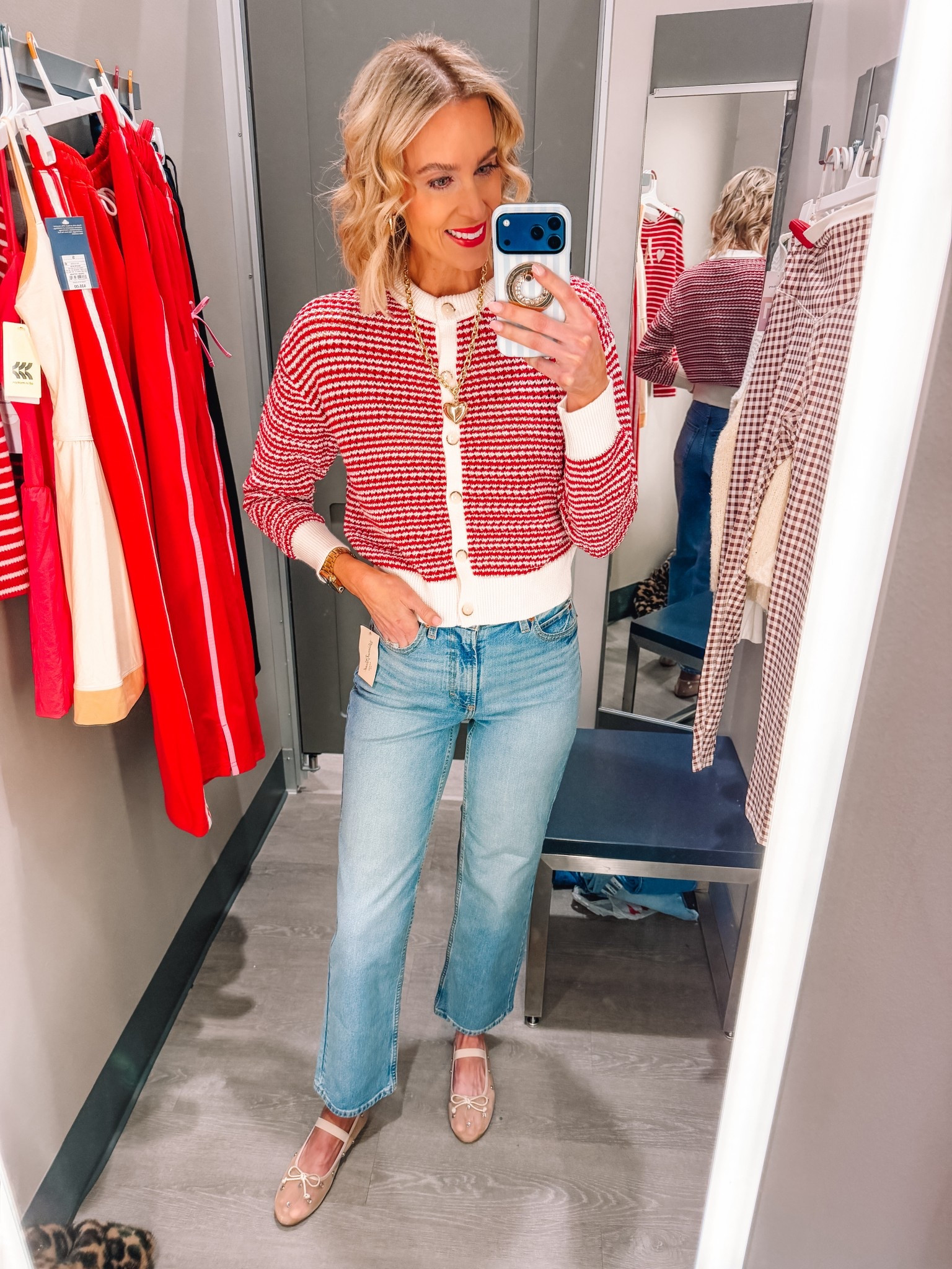 The perfect Valentine’s Day outfit! 

Button down cardigan / Target denim / Classic style / Ballet flats 

#LTKootd #LTKValentine