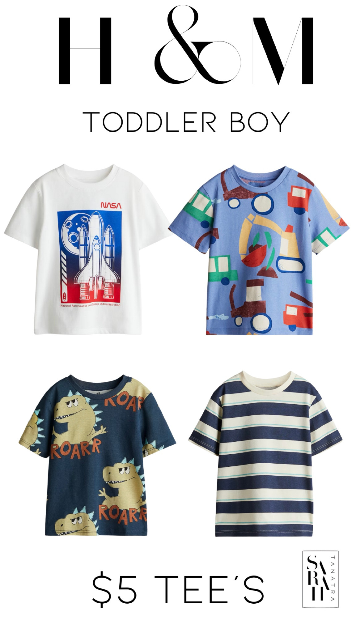 Toddler boy clothes
Toddler graphic t shirt
H&M kids 
$5 tee shirts 
Dinosaurs 
Excavators 
NASA 
Kids outfits 
Little boy outfits 




#LTKFindsUnder50 #LTKFamily #LTKKids