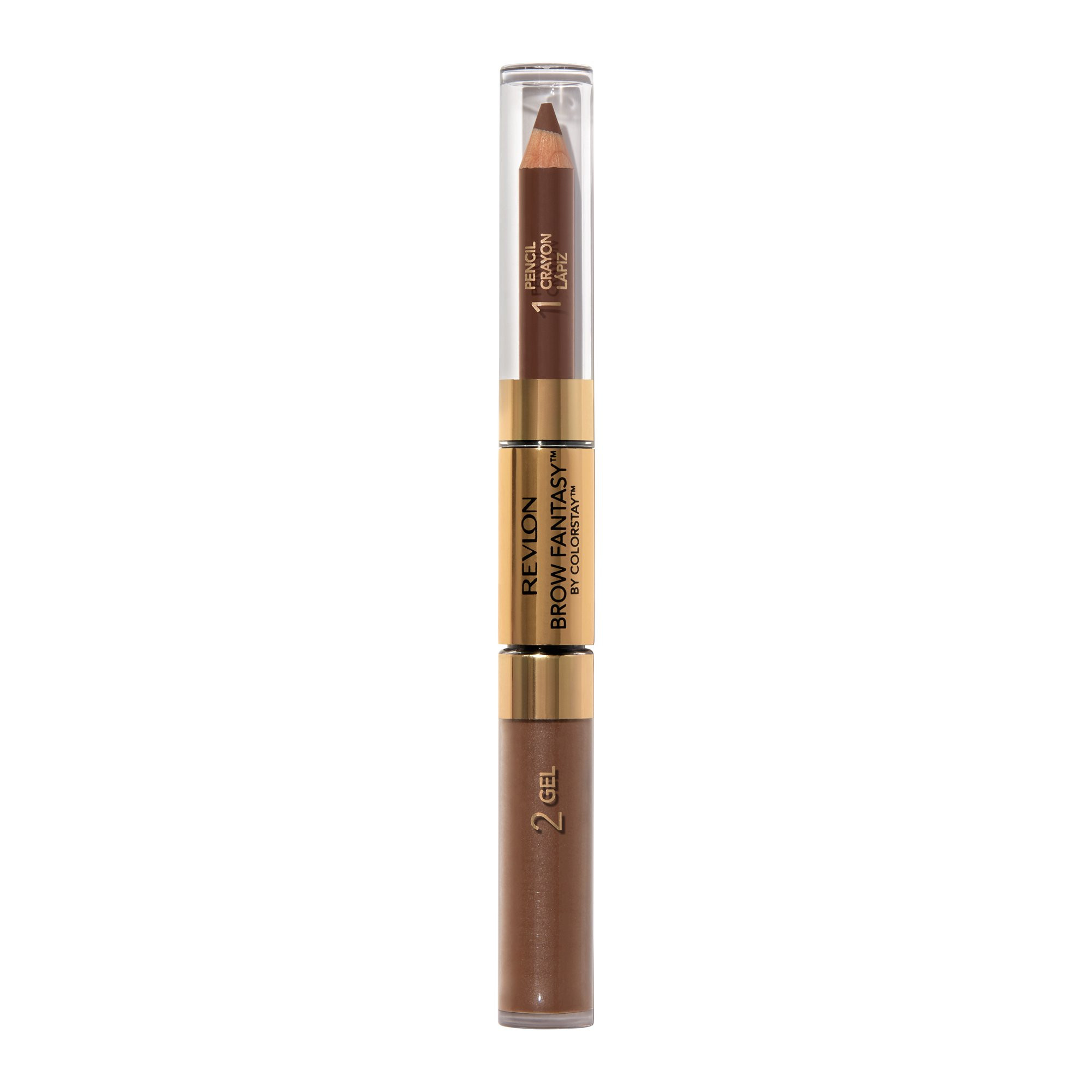 Revlon Eyebrow Gel & Pencil by Revlon, ColorStay Brow Fantasy 2-in-1 Eye Makeup, Longwearing with... | Walmart (US)