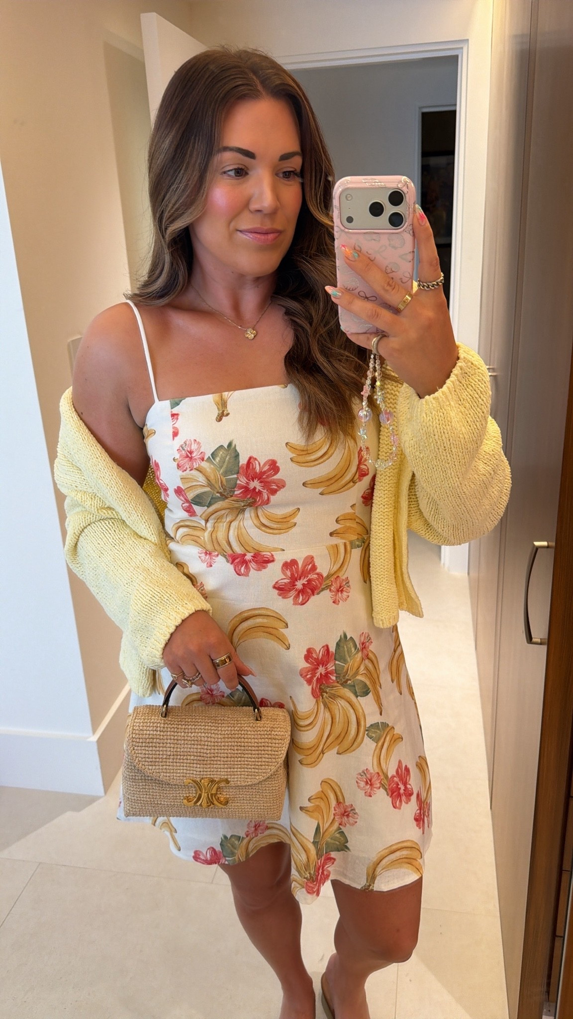 curvy midsize tropical banana print dress for vacation! wearing size medium in dress!

#LTKSeasonal #LTKOver40 #LTKTravel