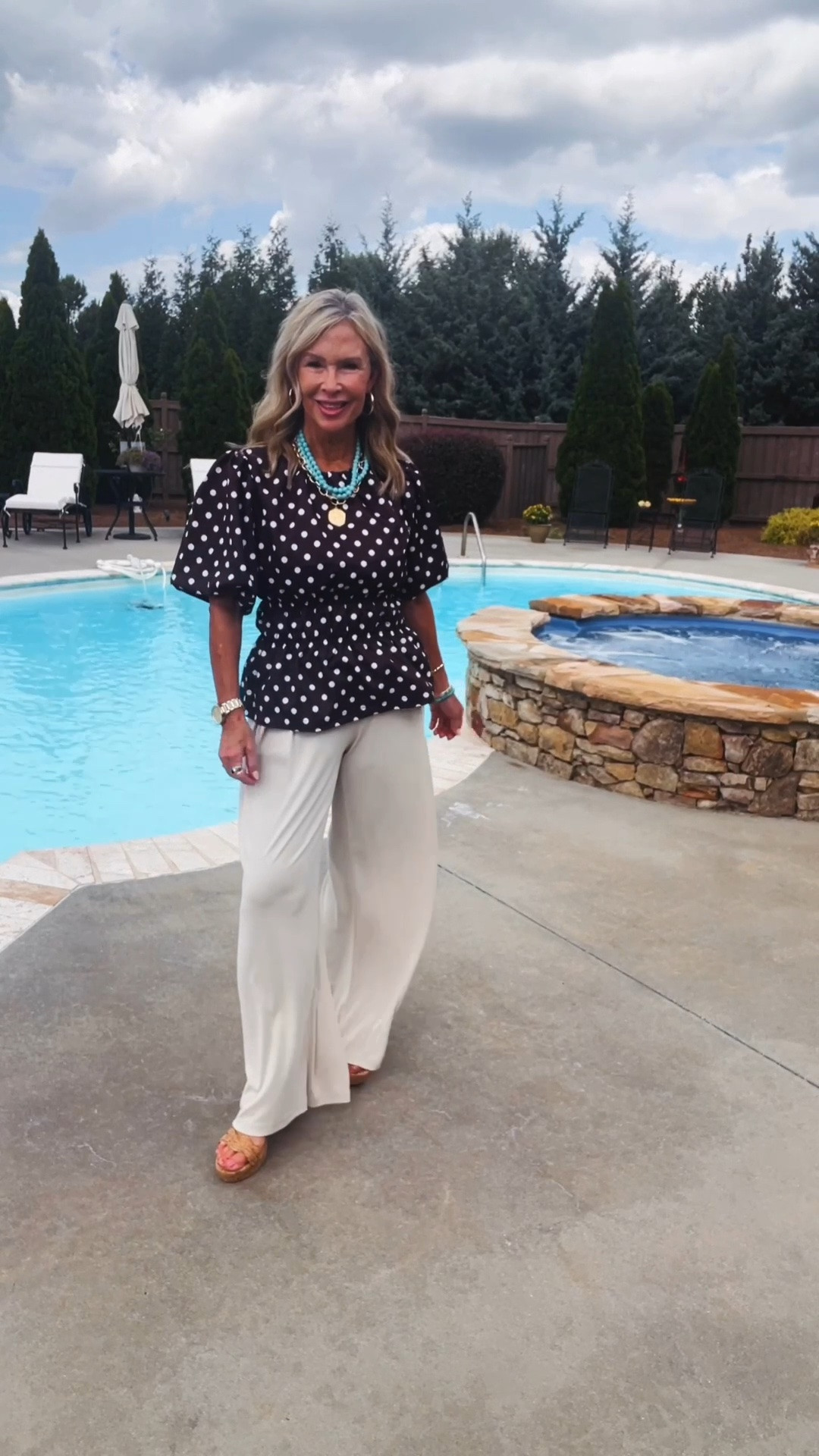 Love love polka dots and brown!!!

#LTKgrwm #LTKdayinmylife