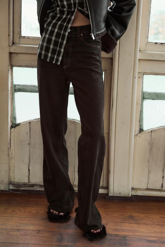 JEANS TRF WIDE LEG VITA ALTA | Zara IT