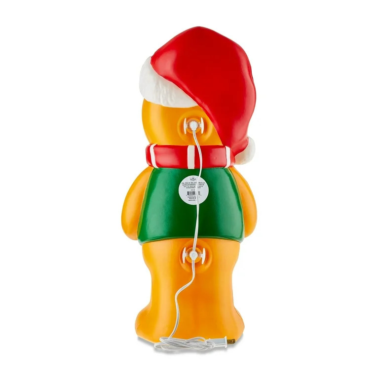 Light-up Christmas Gingerbread Boy Blow Mold, 24in, by Holiday Time | Walmart (US)