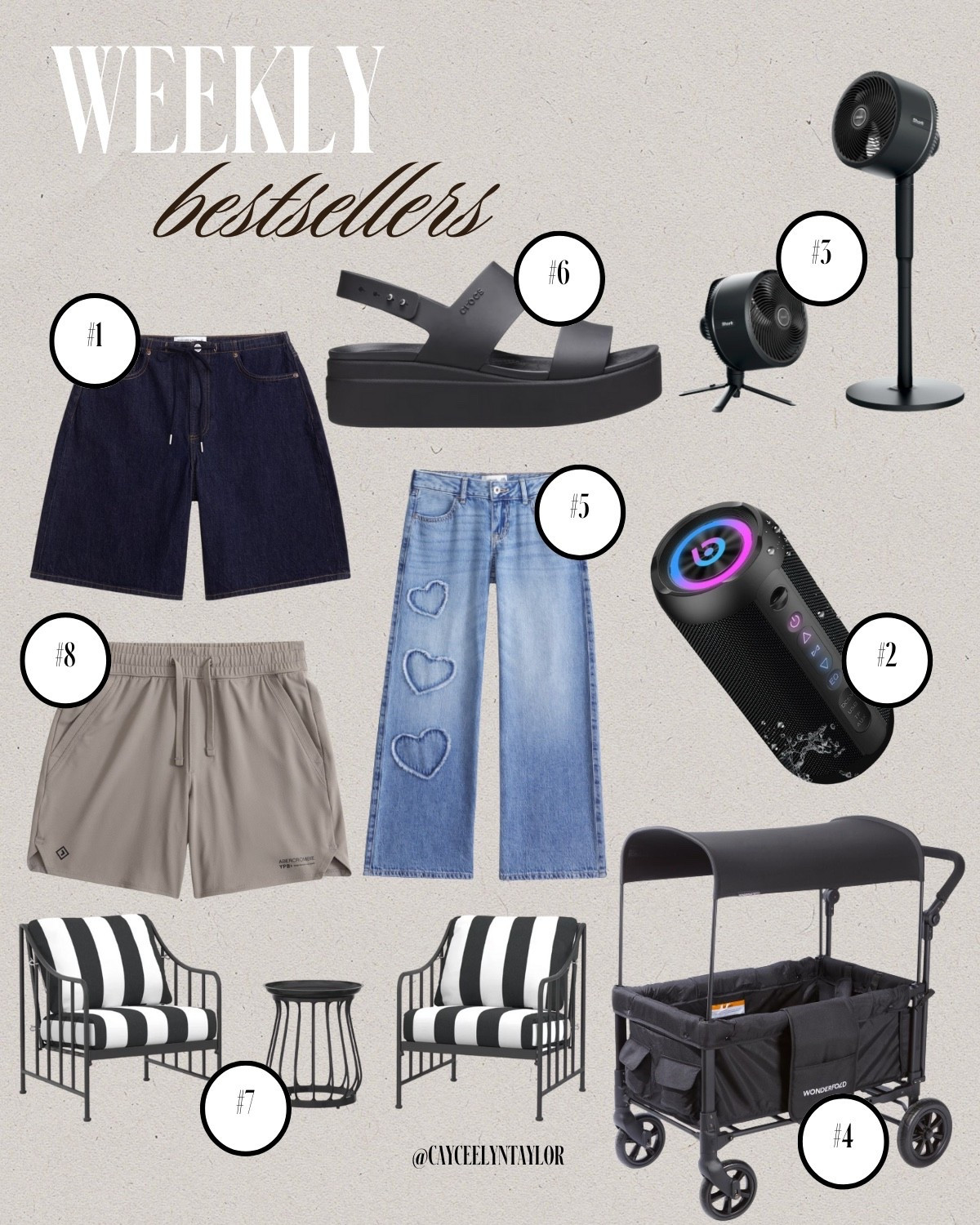 Weekly Bestsellers ✨

Home finds - Style tips - Kids fashion - Home decor - Patio furniture - Wagon - Speaker - Kids finds 

#LTKFamily #LTKSeasonal #LTKStyleTip