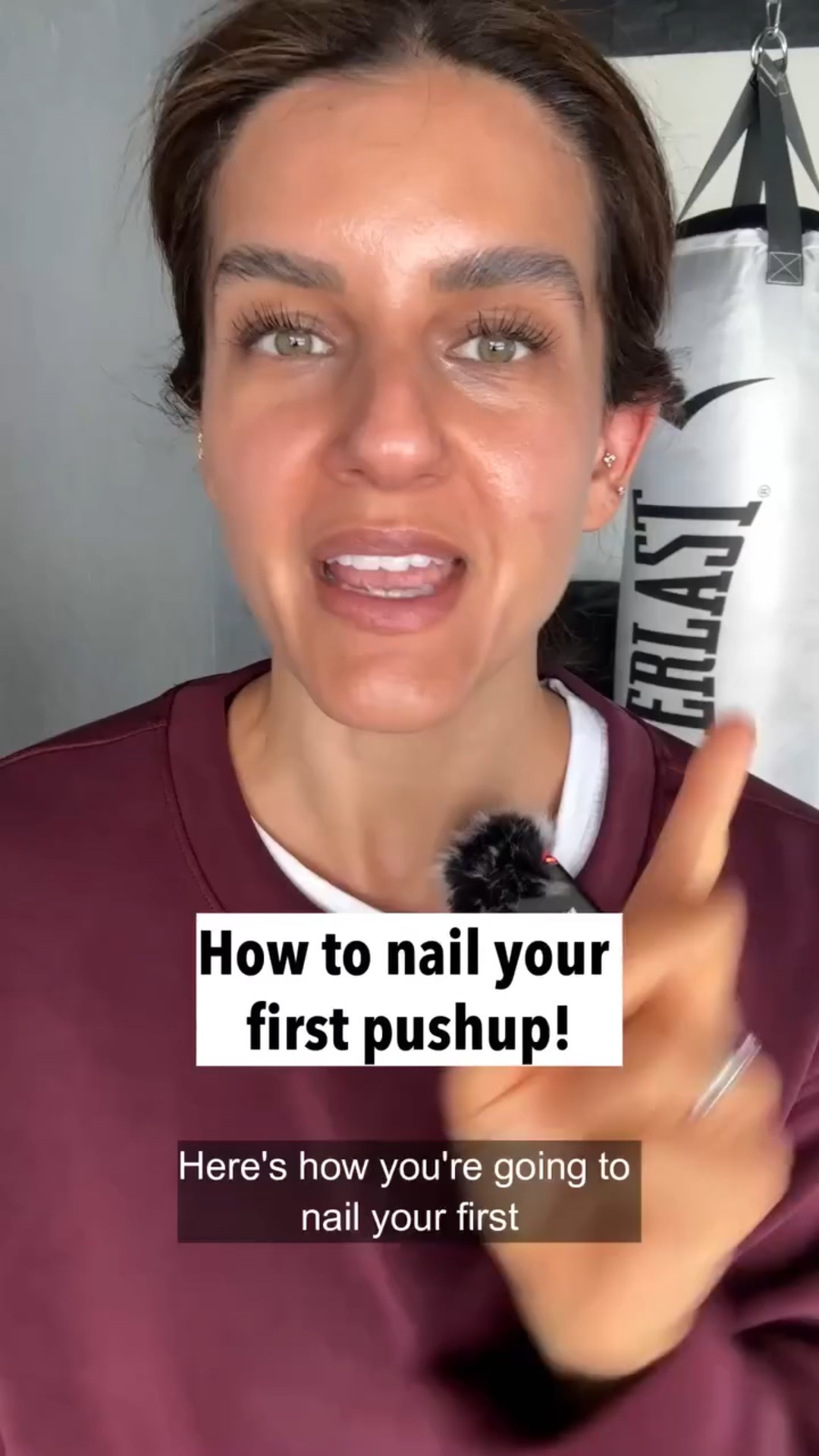 Step by step how to hit that first push-up!

(Not me talking to the punching bag like a bumped into a person 🤣)

#fitness #workoutmotivation #pushupchallenge #pushup #personaltrainer