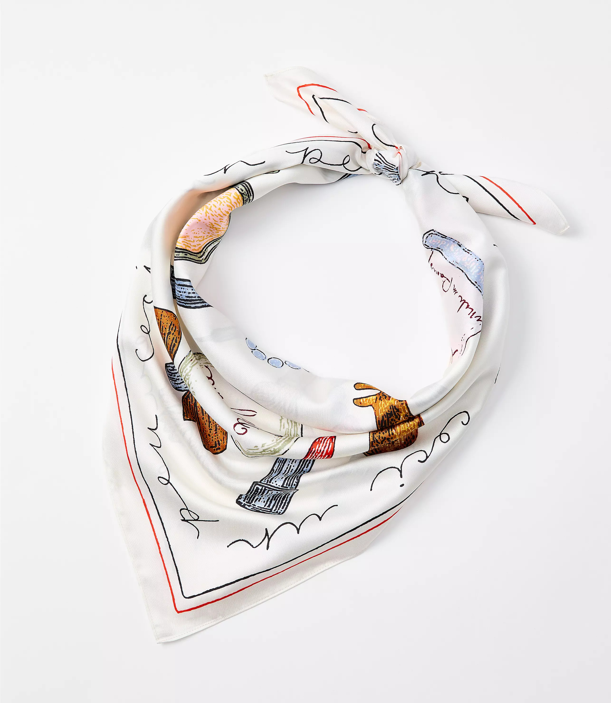 French Beauty Silk Scarf | LOFT