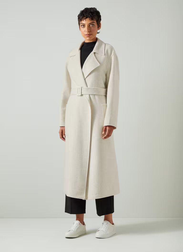 Anderson Cream Double-Faced Wool Coat | L.K. Bennett (UK)