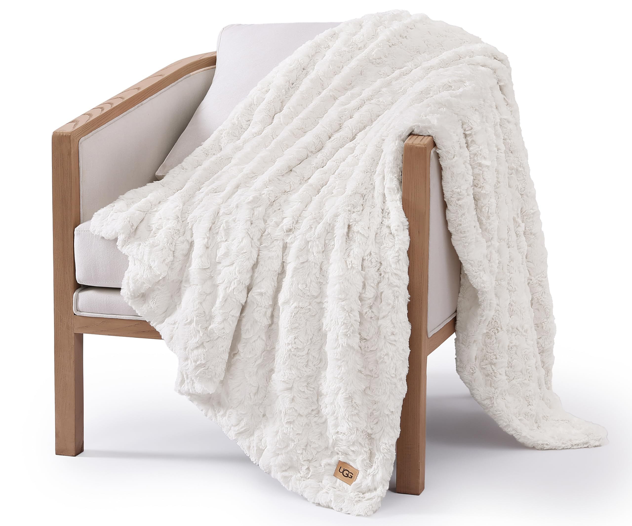 UGG Adalee Faux Fur Throw Blanket Luxury Lightweight Cozy Soft Throw for Couch Bed or Chair Hypoa... | Amazon (US)