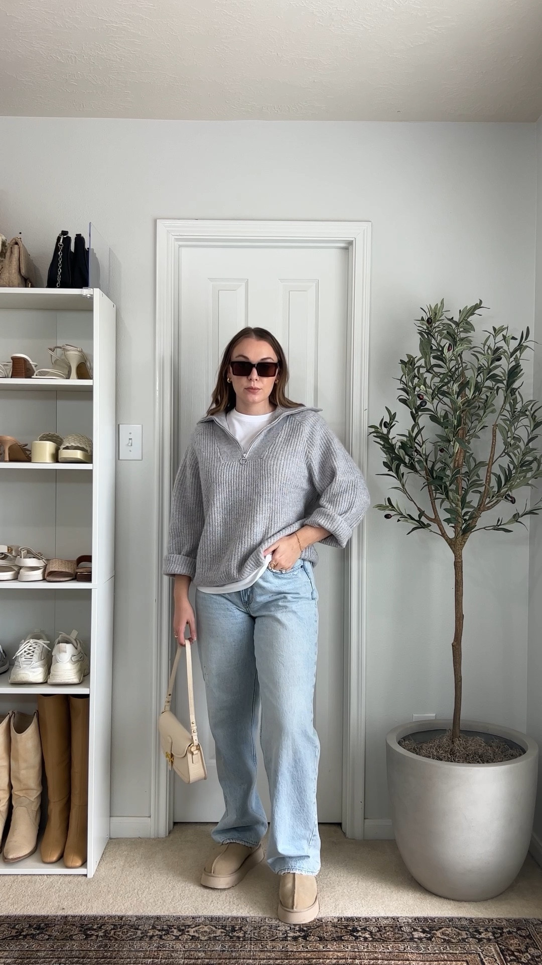 Sweater M 
Shirt M 
Jeans 28L 
.
.
.
.
capsule wardrobe, neutral style, minimalistic aesthetic fashion, aesthetic style, fashion style, streetwear style, Pinterest girl, Pinterest aesthetic, Pinterest style, casual style, fall style, fall outfits, cute fall style, effortless chic, outfit inspo. #pinterestoutfits #casualfalloutfits #fallstyle2023 #fashioninspired

#LTKstyletip #LTKfindsunder50 #LTKSeasonal