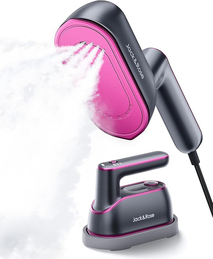 Jack \uff06 Rose Travel Steamer Iron for Clothes,1200w Iron Steamer,Portable Handheld Travel Size... | Amazon (US)