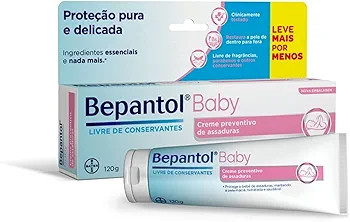 Bepantol Baby Creme Antiassaduras, Pomada Assadura Bebê, Fórmula Transparente, 120g | Amazon (BR)