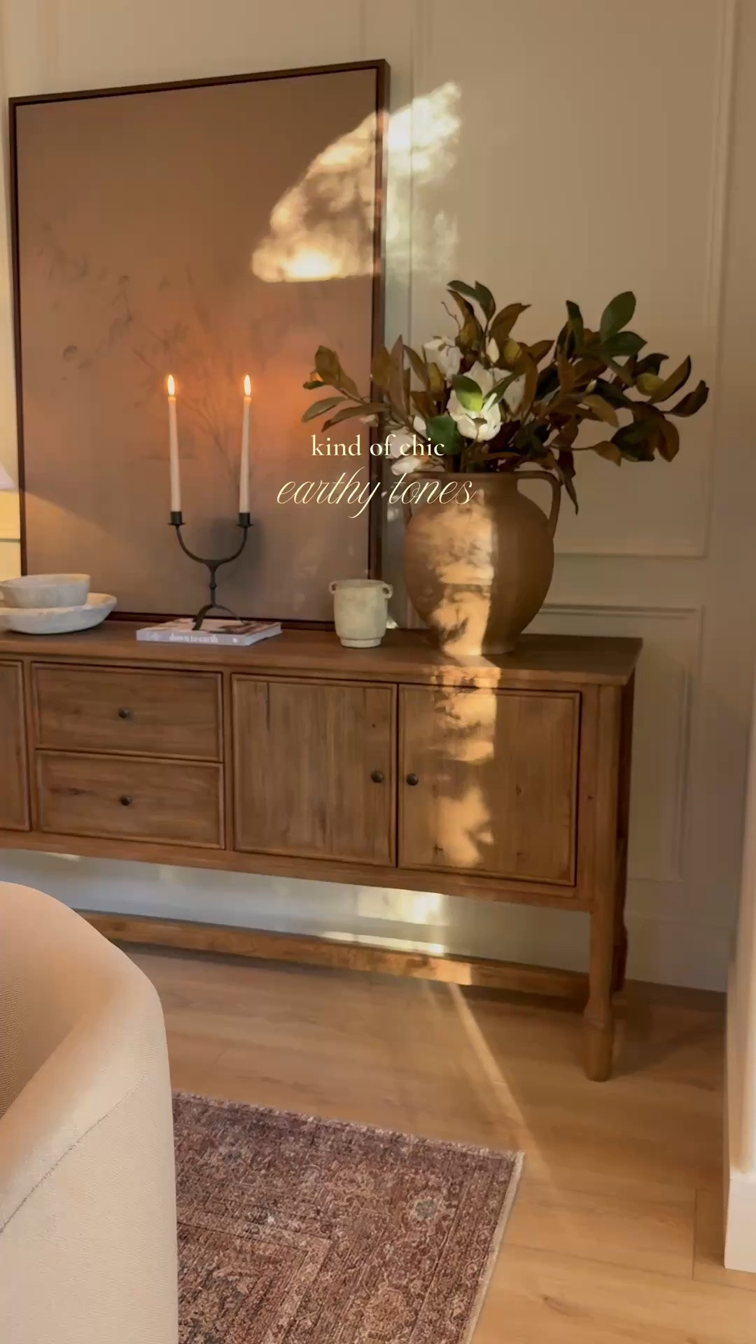 Warm, earthy, organic modern decor.

#LTKHome #LTKU #LTKSeasonal