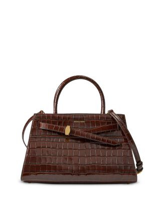 Veronica Beard Dash Croc Embossed Leather Satchel  | Bloomingdale's Handbags | Bloomingdale's (US)