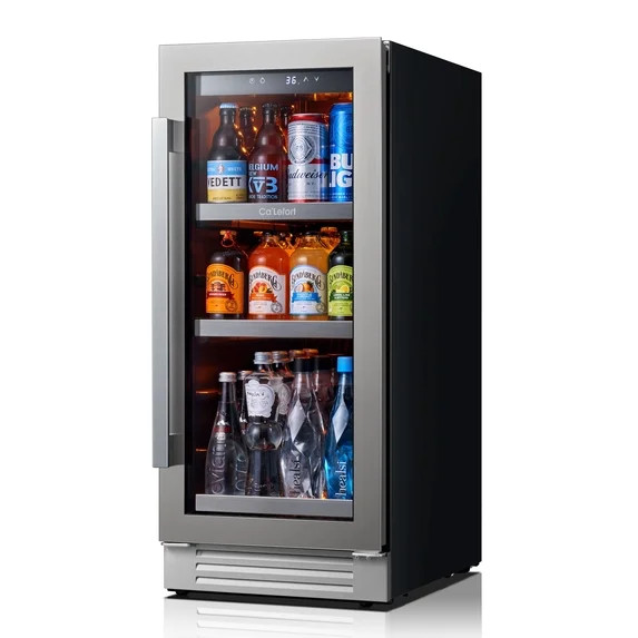 Ca'Lefort 15'' Beverage Refrigerator Cooler,100 Cans Beverage Fridge,Built in or Freestanding Bev... | Walmart (US)