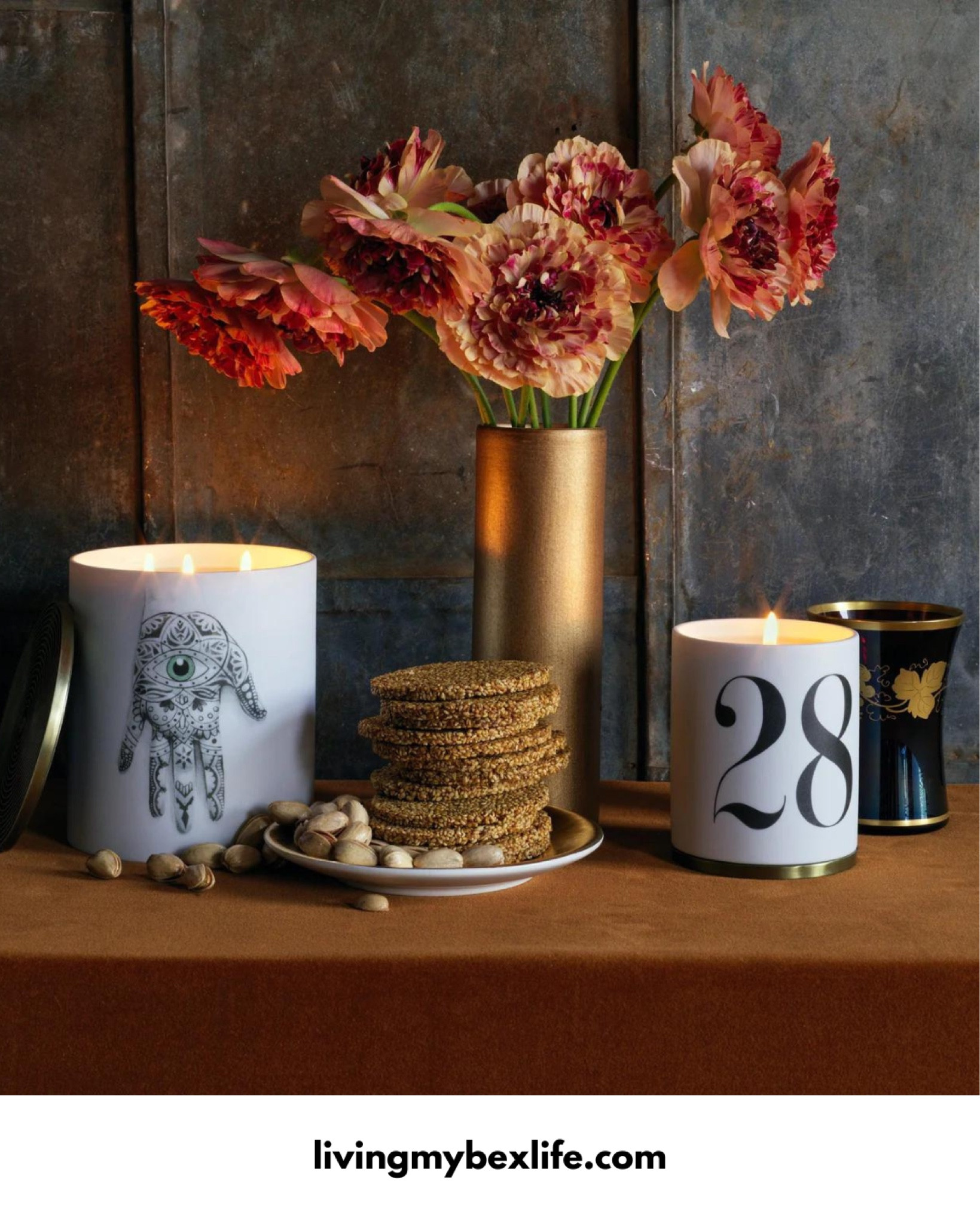 L’OBJET Mamounia No.28 Candle

Paraffin wax with 100% natural oils and essences blending notes of Moroccan rose, spearmint nanah, and orange flower absolute. The lid doubles as a bronze coaster and once the candle has burnt through, the porcelain vessel becomes a container.

#luxurycandle #artdeco #postmodern 

#LTKHoliday #LTKSeasonal #LTKhome