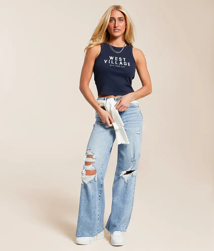 West Village Cropped Tank Top | Buckle