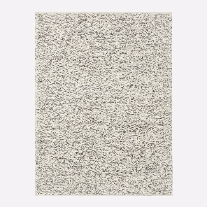 Mini Pebble Wool Jute Rug Swatch | West Elm (US)
