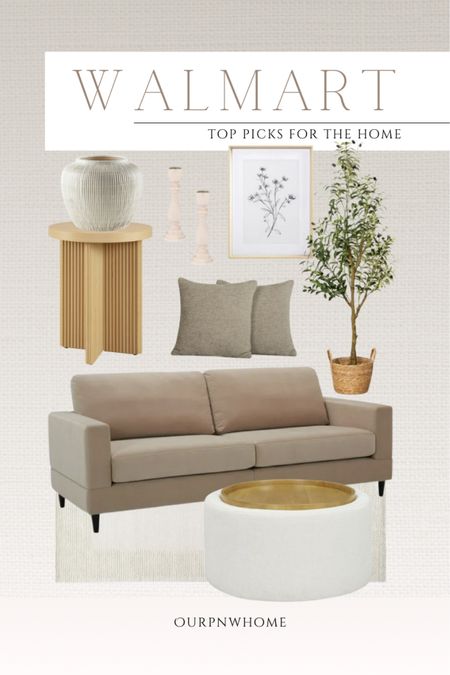 Top home picks at Walmart!

Neutral home, tan sofa, tan couch, velvet couch, round coffee table, upholstered coffee table, boucle ottoman, ottoman table, beige throw pillows, fluted end table, ribbed accent table, reeded side table, floral artwork, botanical wall art, wooden candlesticks, faux olive tree, white vase, ivory vase, neutral accent pillows neutral area rug

#LTKstyletip #LTKSeasonal #LTKhome