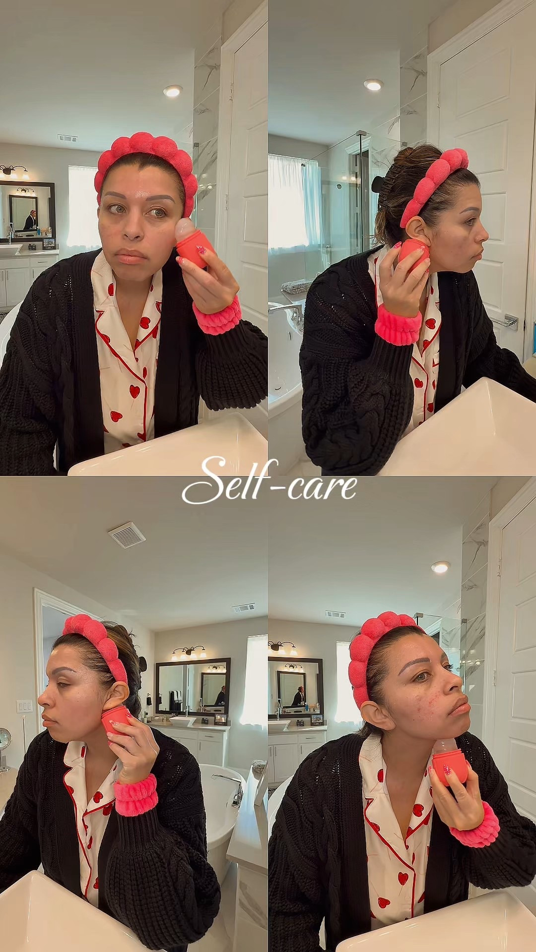 Did you know.... Icing your face in the morning reduces puffiness, tightens skin, and promotes better blood circulation for a refreshed, radiant look. It also helps calm inflammation, minimizes pores, and enhances product absorption for smoother, healthier skin. 

Comment if this is something you would try.

#vagusnerve #nerviovago #paratitiktokviral #wellnesstips 

#LTKItBag #LTKWatchNow #LTKFindsUnder50