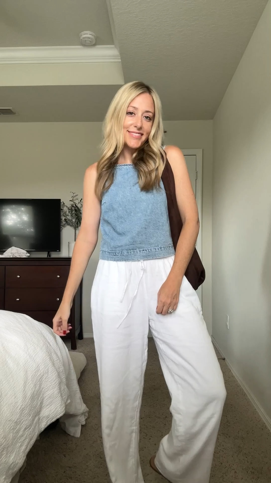 You can never go wrong with blue and white ▫️🔹▫️

Everything fits TTS

Denim top
Shell top
White pants
White linen pants
Gap finds
Abercrombie finds 
Summer outfit inspo
Summer outfit inspiration 

#LTKSeasonal #LTKFindsUnder50 #LTKStyleTip