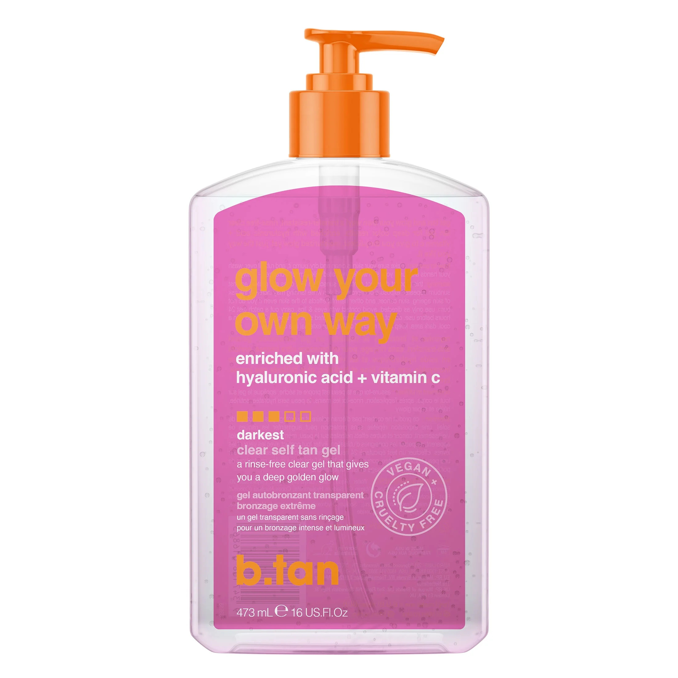 b.tan glow your own way - self tan gel 16 fl oz | Walmart (US)